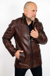 Men's leather coat Jack